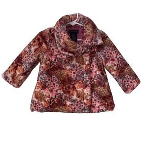 Cynthia Rowley Baby Girl Floral Print Jacket( Size 12M)